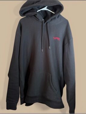 Sun Day Red 2XL Fleece Pullover Hooded Graphic Print Black Hoodie Men's